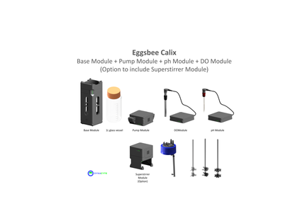 Eggsbee Calix Bundle (Base Module + Dual Pump Module, ph Module & DO Module, with Superstirrer Option)